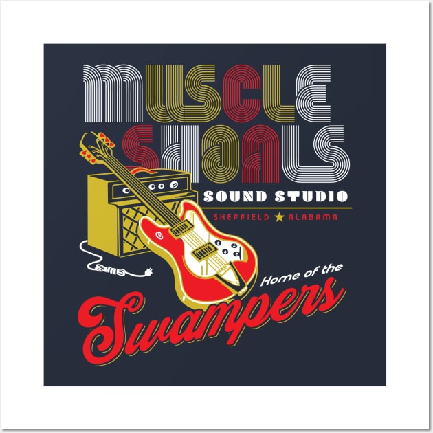 Muscle Shoals Sound Studio Wall Art by MindsparkCreative